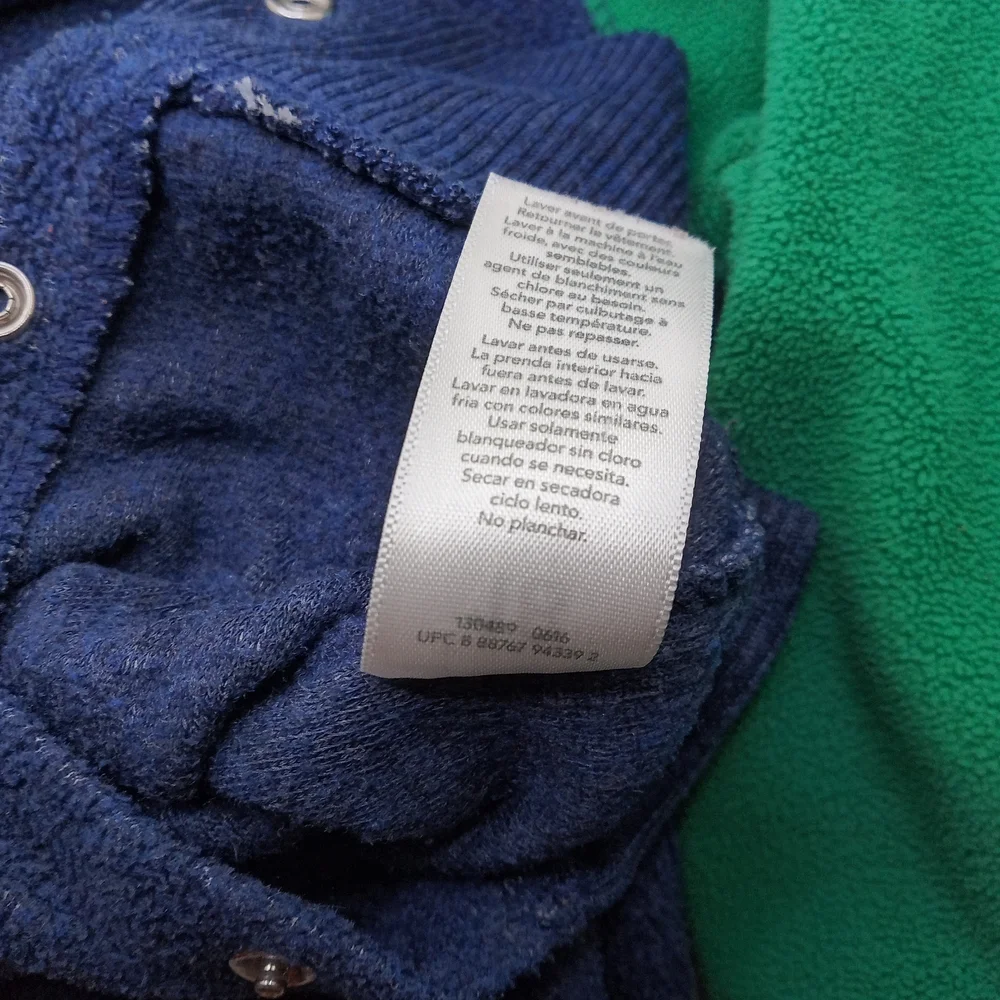 Carter's Boys Cozy Green, Blue Brown, White and Yellow Bear One Piece 18 Months!